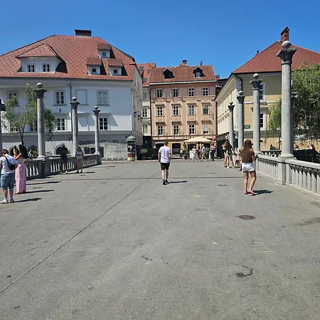 شقة Riva In Old Town By The Cobblers' Bridge ليوبليانا