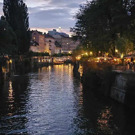 Riva In Old Town By The Cobblers' Bridge * Laibach